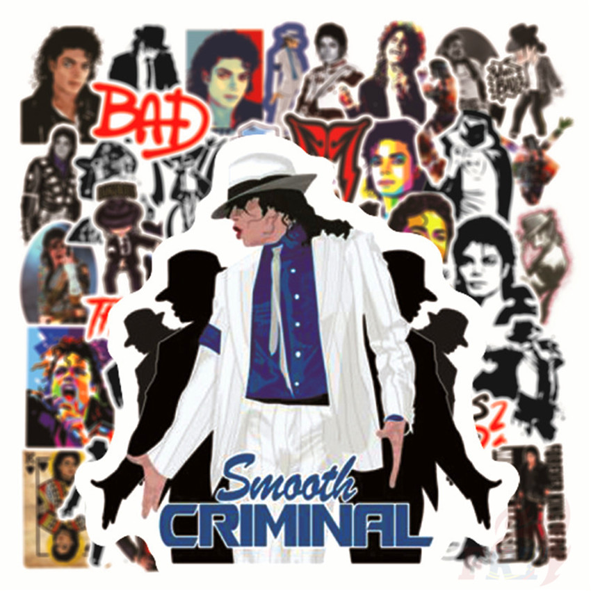 ❉ Michael Jackson Series 01 - The King of Rock &amp; Dance Stickers ❉ 50Pcs/Set Superstar Waterproof DIY Fashion Decals Doodle Stickers