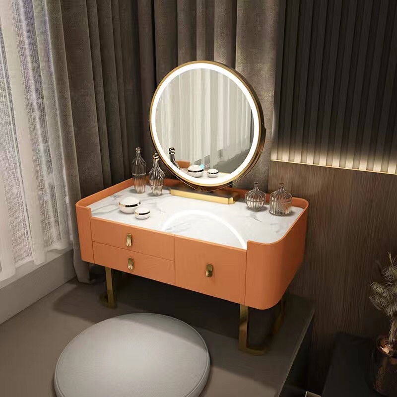 Bàn trang điểm ngồi bệt có đèn led