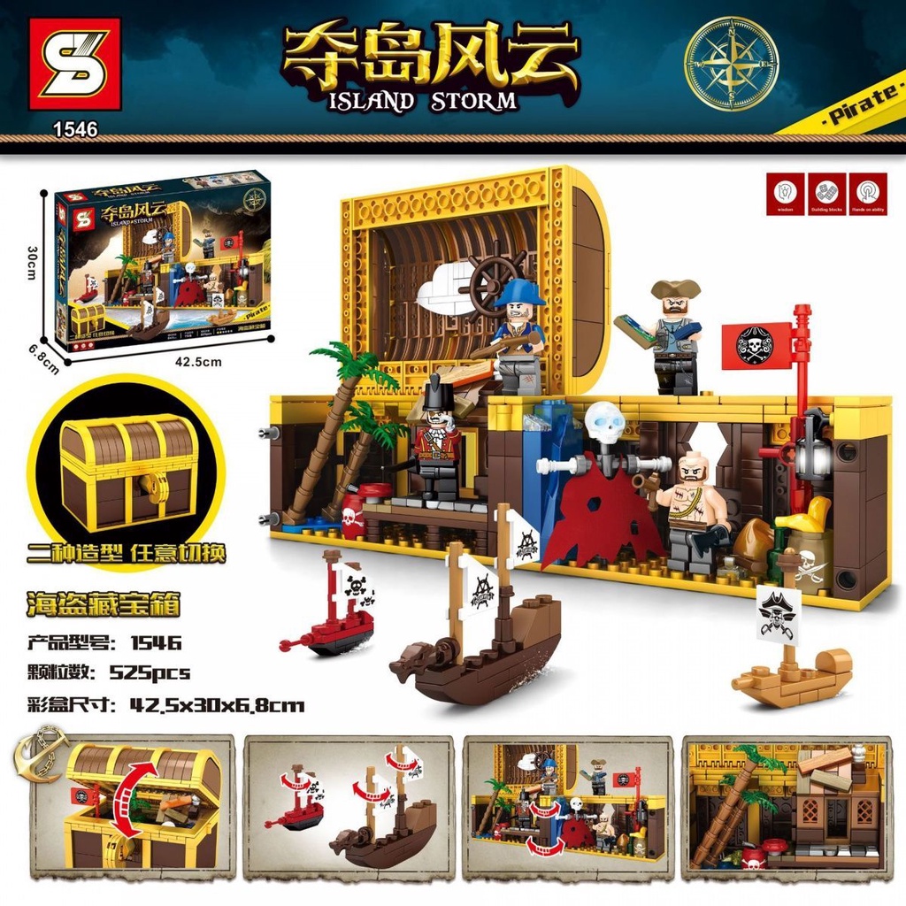 Bộ Lắp Ghép Lego Tàu Cướp Biển Caribbean