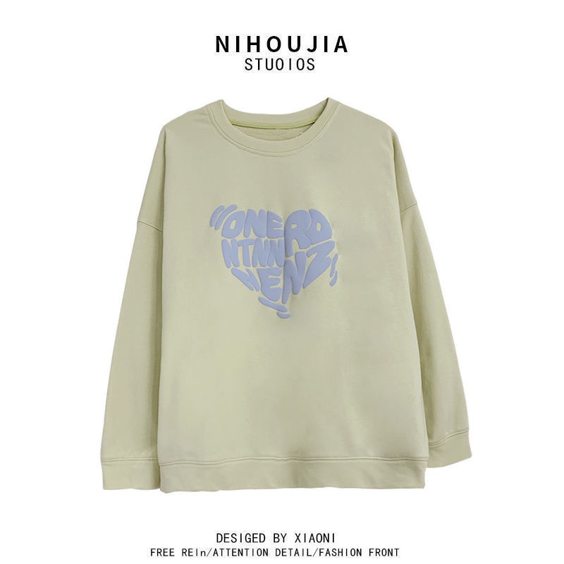 【Keroro】ÁO thu đông nữ in hình trái tim chất dày dặn siêu xinhh | BigBuy360 - bigbuy360.vn