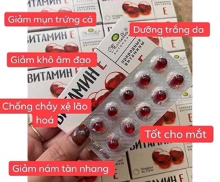 E đỏ nga dạng vỉ 20v