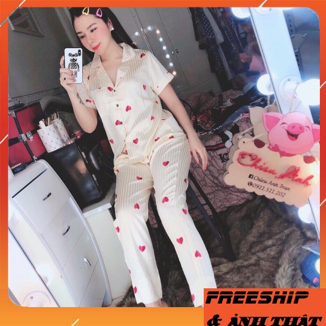 Bộ lụa quần dài