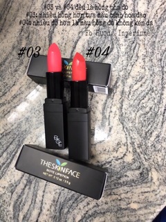 The Skin Face Bote lipstics