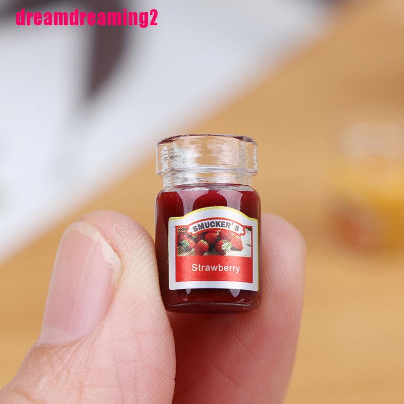 Bộ 2 Mô Hình Mứt Nhỏ Trang Trí Nhà Búp Bê Tỉ Lệ 1:
