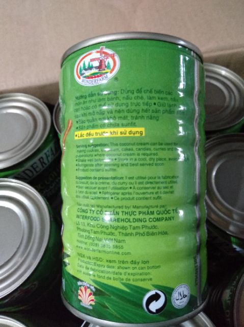 NƯỚC CỐT DỪA WONDERFARM { 400 ML} | BigBuy360 - bigbuy360.vn