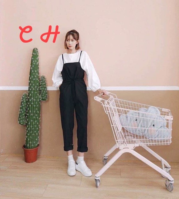 Sét Yếm quần kaki Nữ Cao Cấp | BigBuy360 - bigbuy360.vn