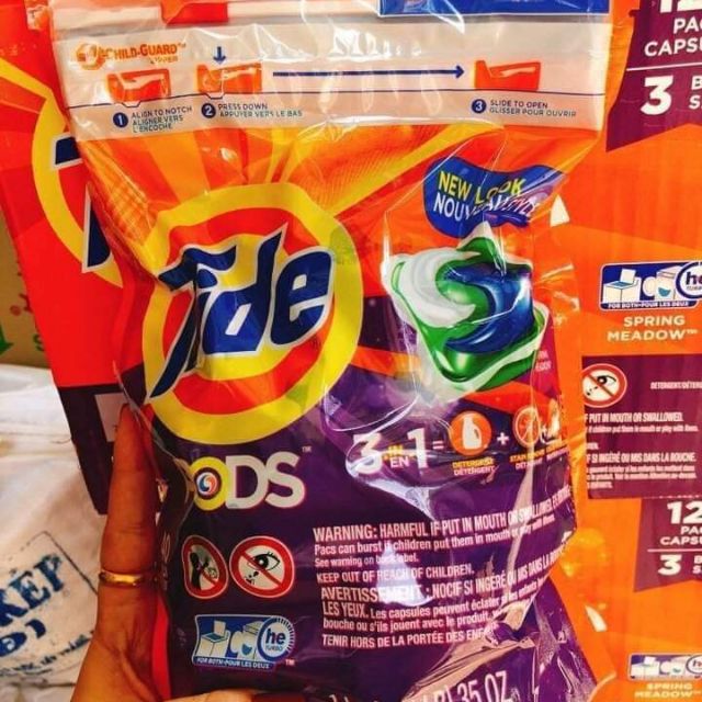 Viên giặt Tide Pods 3in1 của mỹ 💯