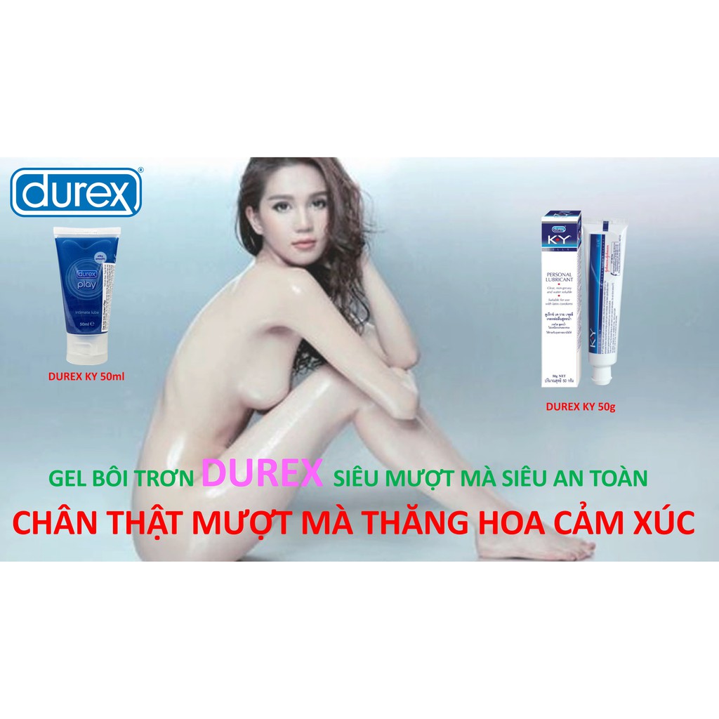 [GEL DUREX CHÍNH HÃNG] COMBO 02 Gel bôi trơn Durex KY 50g