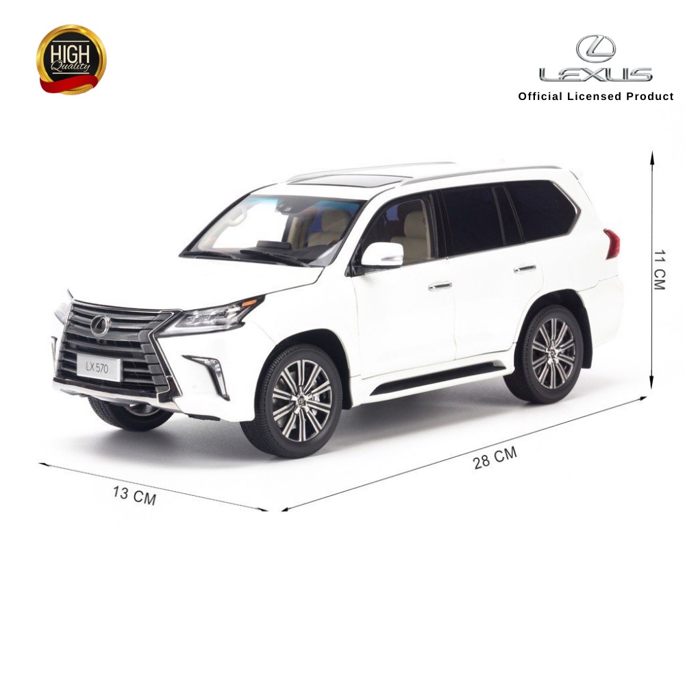 Mô hình xe Lexus LX570, ES300H, LC500H, LS600hl 1:18