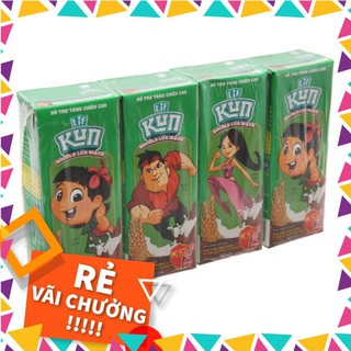 DATE MỚI Lốc 4 hộp thức uống dinh dưỡng socola lúa mạch LiF Kun 180ml