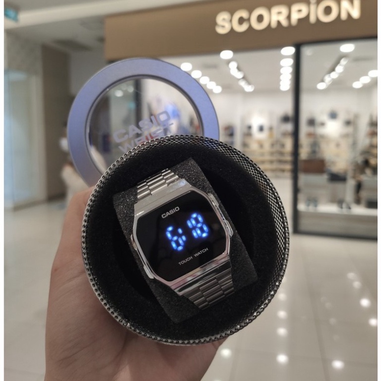 [Tặng box thiếc] Đồng hồ nam nữ điện tử Casio A168 màn hình full led cảm ứng , thời trang , sang trọng , đẳng cấp | BigBuy360 - bigbuy360.vn