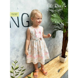 Váy hoa bèo ngực phối nơ