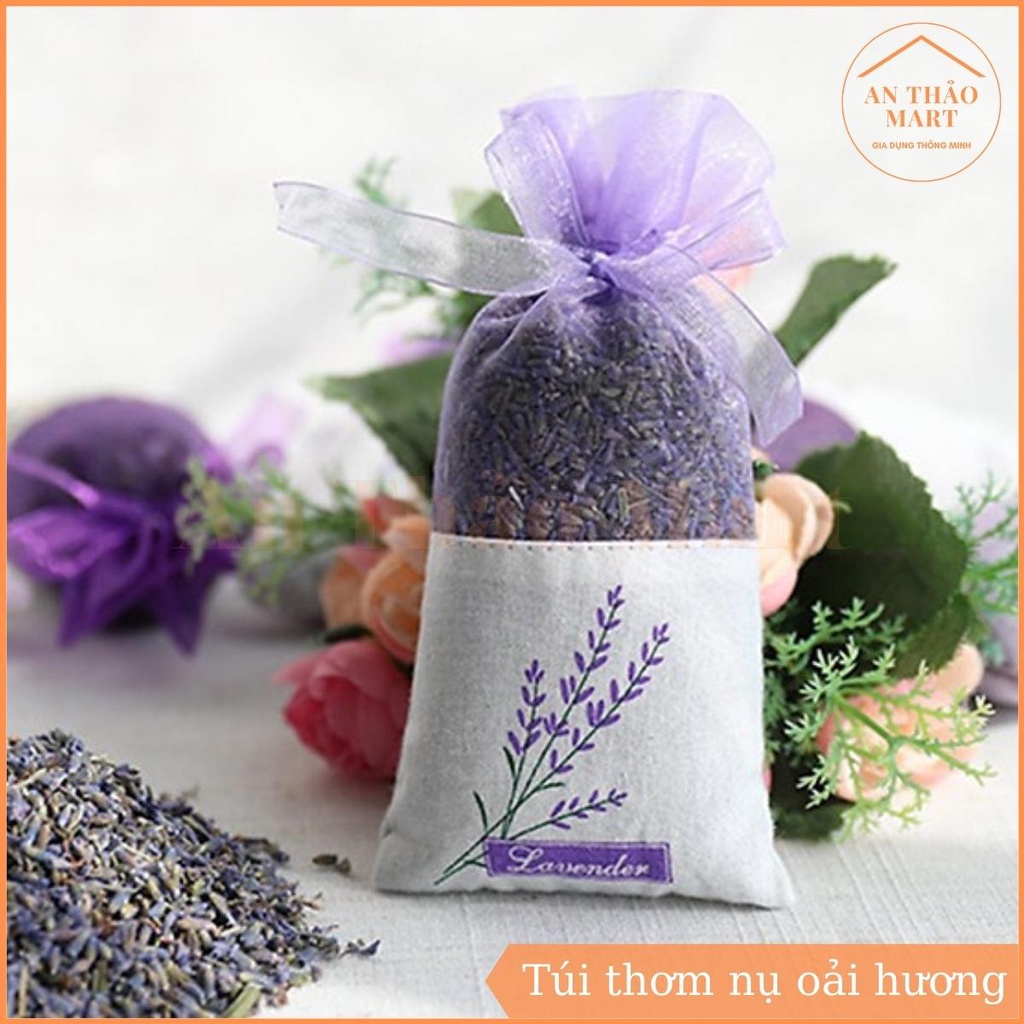 Túi Thơm Để Phòng, Để Xe, Tủ, Kệ, Nụ Hoa Khô Oải Hương Lavender