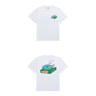 Áo thun ngắn tay cổ tròn ADLV Embo Record Donut White Trắng ADLV Unisex