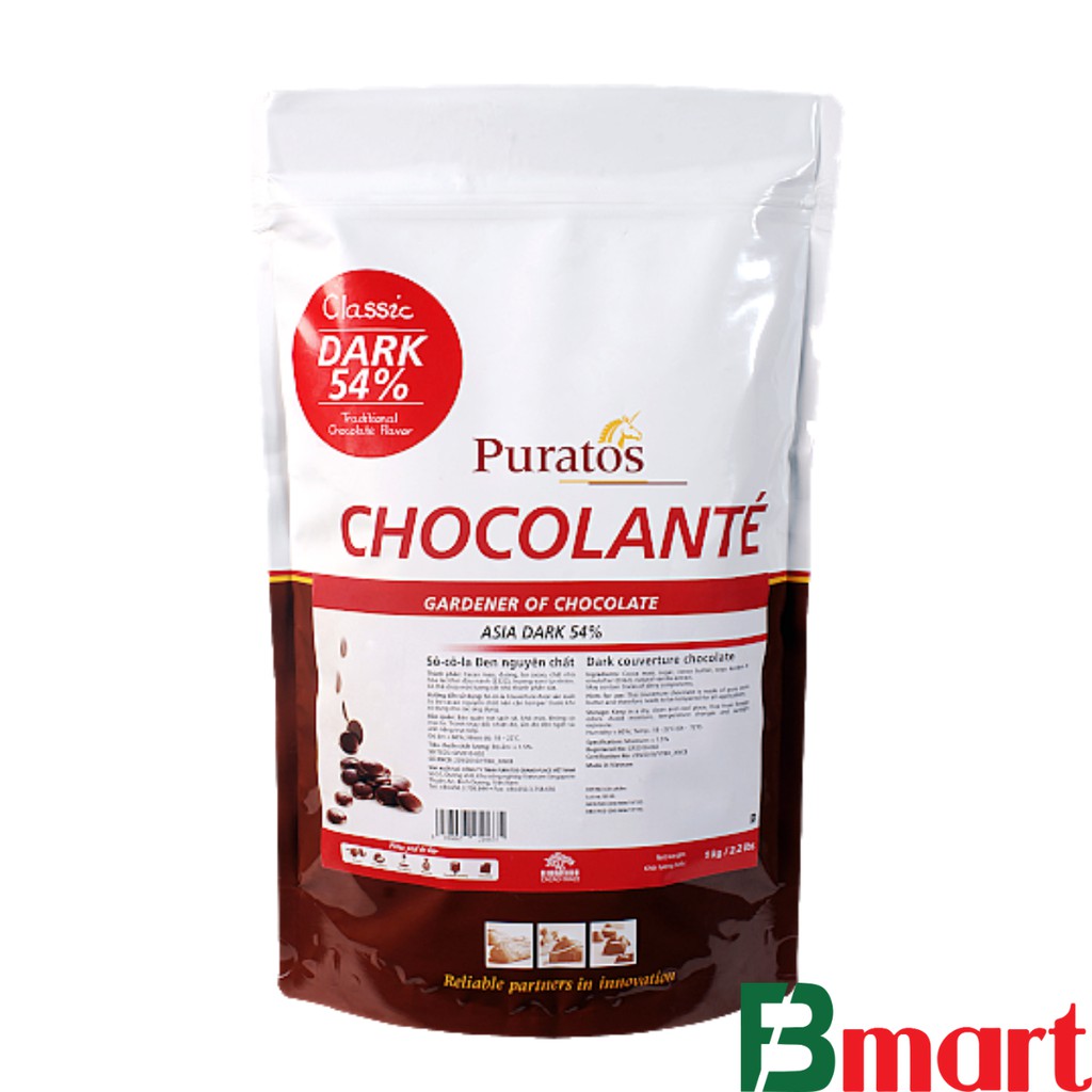 Socola đen nguyên chất 55% (gói nhỏ 100g)