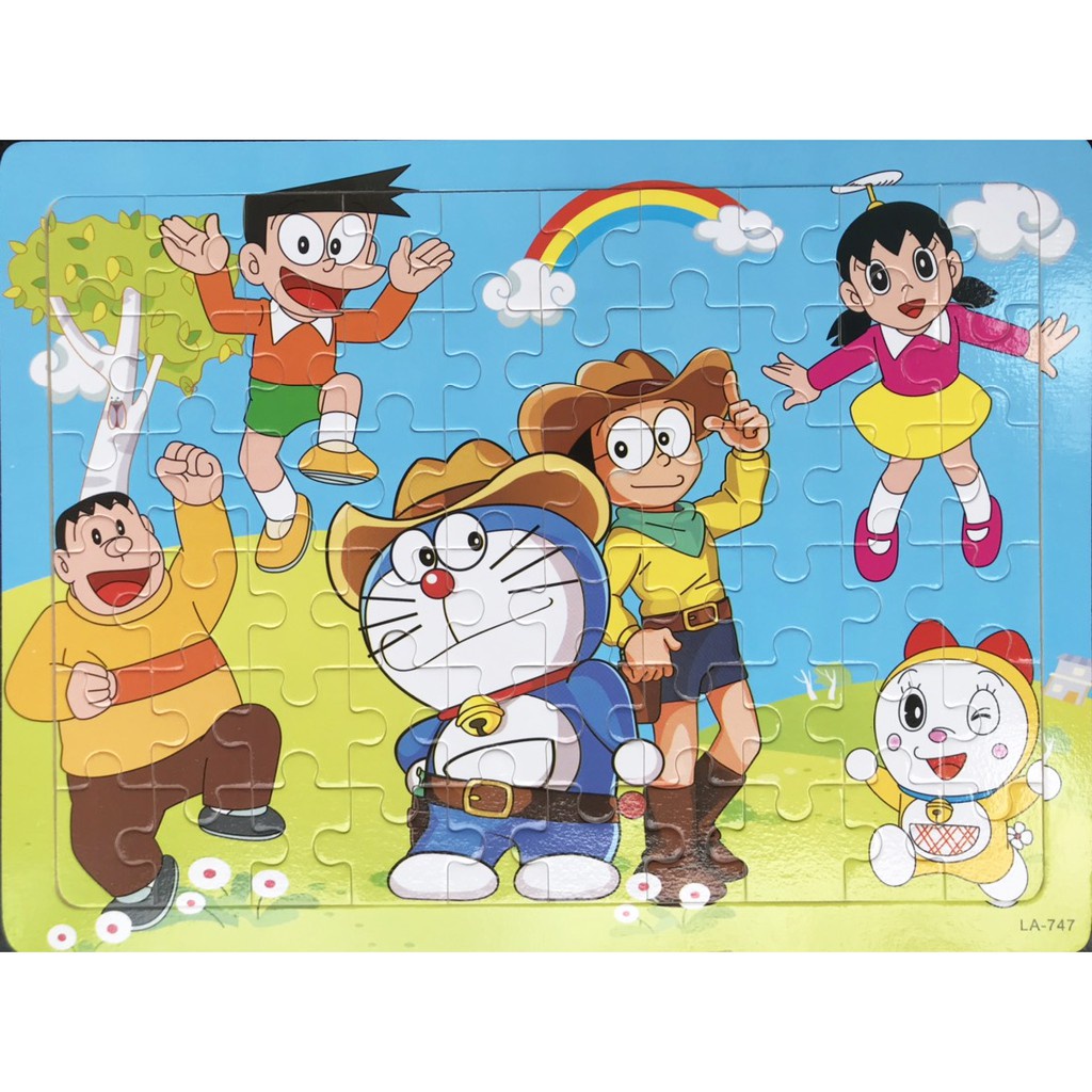 Bộ Tranh Ghép Hình Bằng Gỗ 60 Mảnh Cho bé 3-10 Tuổi Giúp Phát Triển Tư Duy Toàn Diện