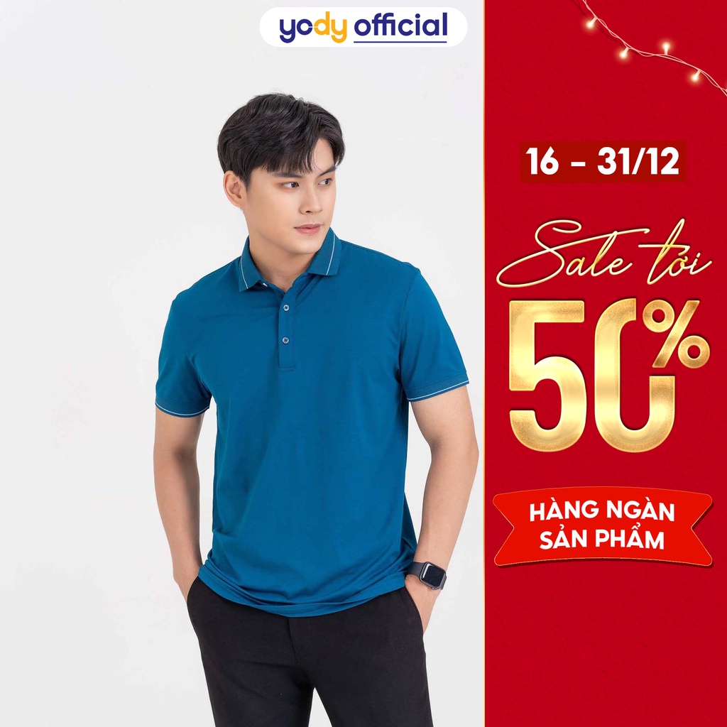 [Mã WABRYD121 giảm 10% tối đa 30k đơn 99k] Áo Thun Nam Polo Cotton Pima Có Cổ Ngắn Tay YODY (APM3013)