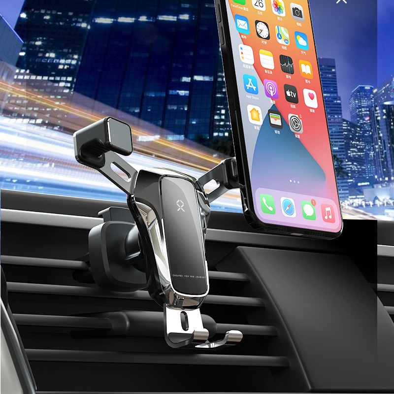 Giá đỡ điện thoại, kẹp điện thoại gắn cửa gió điều hòa dùng trong xe ô tô chắc chắn kiểu giáng sang trọng hàng cao cấp | BigBuy360 - bigbuy360.vn