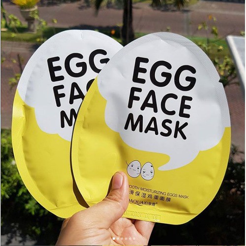 (shop bioaqua) miếng Mặt nạ trứng BIOAQUA EGG FACE MASK