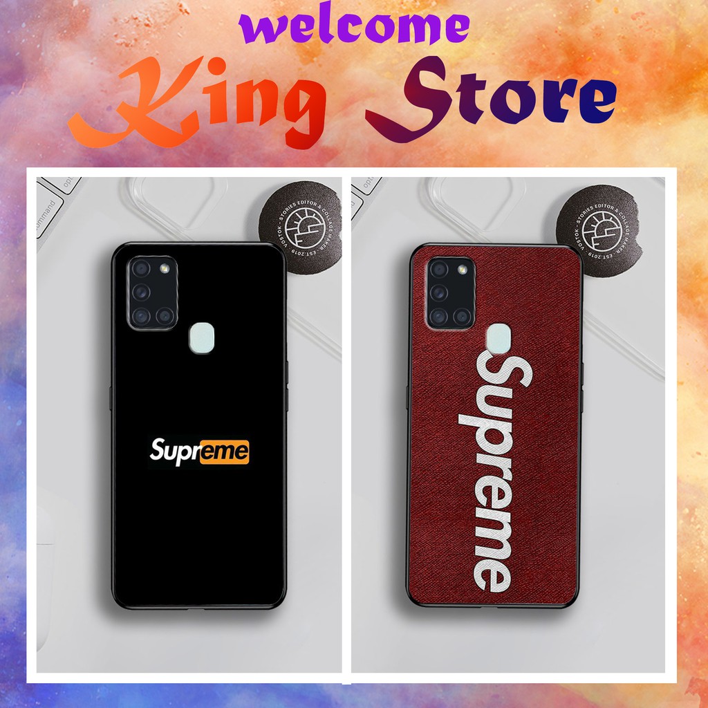 Ốp lưng Samsung A11/A21/A21S  in hình Logo ŠUPŘËMĘ siêu đẹp, độc, lạ_KINGSTORE.HN_Ốp SS A11/A21/A21S