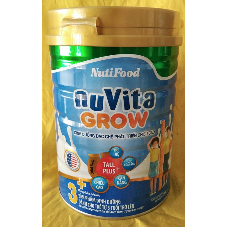 Sữa bột NUVITA GROW 3+ L900 trẻ trên 3 tuổi