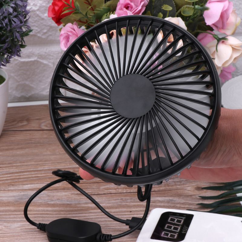 Quạt Làm Mát Gắn Ghế Sau Xe Hơi 5 Inch 5v Tiện Dụng