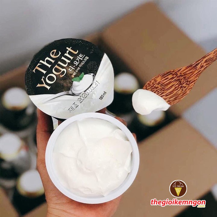 [HCM] Kem sữa chua The Yogurt Lavelee Hàn Quốc hũ 180ml