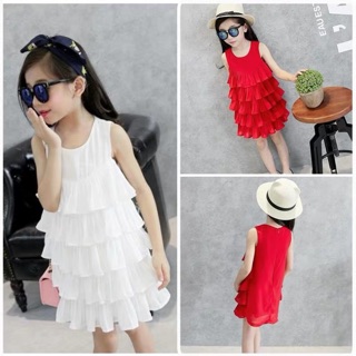 Váy tầng cho bé gái