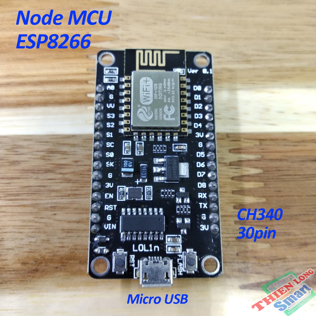 Mạch phát triển ESP8266 NodeMcu CH340 WIFI Module 30pin