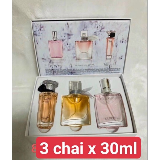 Bộ 3 chai Nước Hoa Nữ | Thế Giới Skin Care