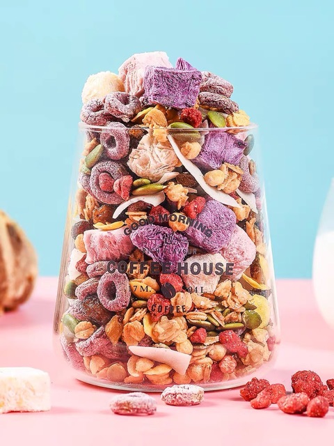 Ngũ cốc dinh dưỡng ( giảm cân lành mạnh ) mix sữa chua túi 500g