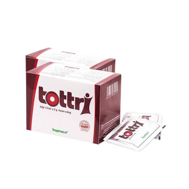 Tottri hộp 15 gói. Hỗ trợ trĩ nội, ngoại, đau rát, chảy máu khi đại tiện (Hàng chính hãng Traphaco)
