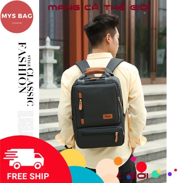 Túi đeo chéo nam Balo Nam nữ thời trang đựng vừa laptop 15.6 kiểu dáng mới Mys Bag-BL-0018