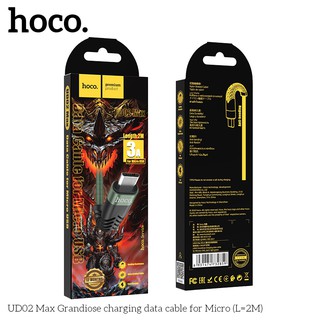 CÁP SẠC MICRO USB HOCO UD02