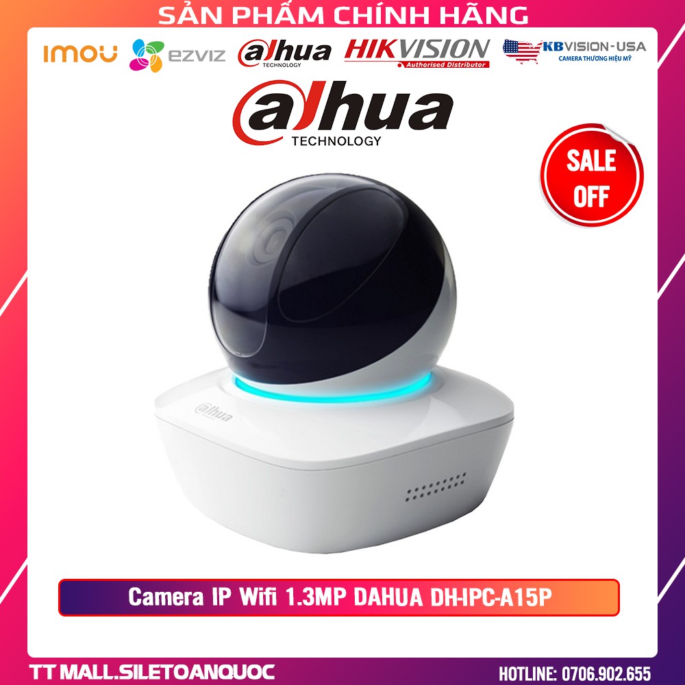 Camera IP Wifi 1.3MP DAHUA DH-IPC-A15P