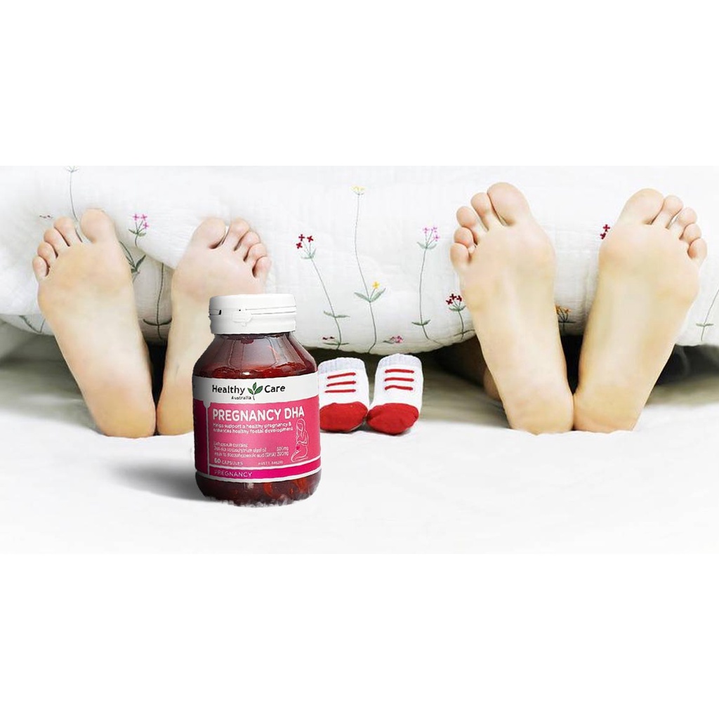 Bổ sung DHA cho bầu Healthy Care Pregnancy DHA 60 viên