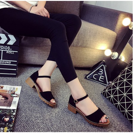 giày sandal ngang đế chiến binh
