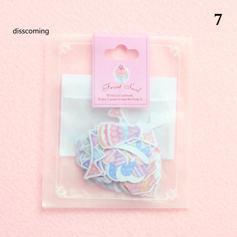 Set 70 nhãn dán trang trí album/sổ lưu niệm dễ thương