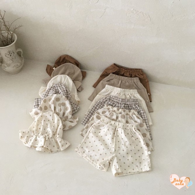 Quần Short Vải Lanh Cotton Dễ Thương Thời Trang Mùa Hè Cho Bé 0-3 Tuổi