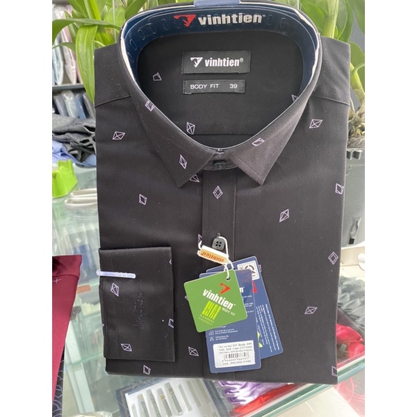 Sơ mi dài tay body fit vĩnh tiến 395 giảm còn 219k | BigBuy360 - bigbuy360.vn