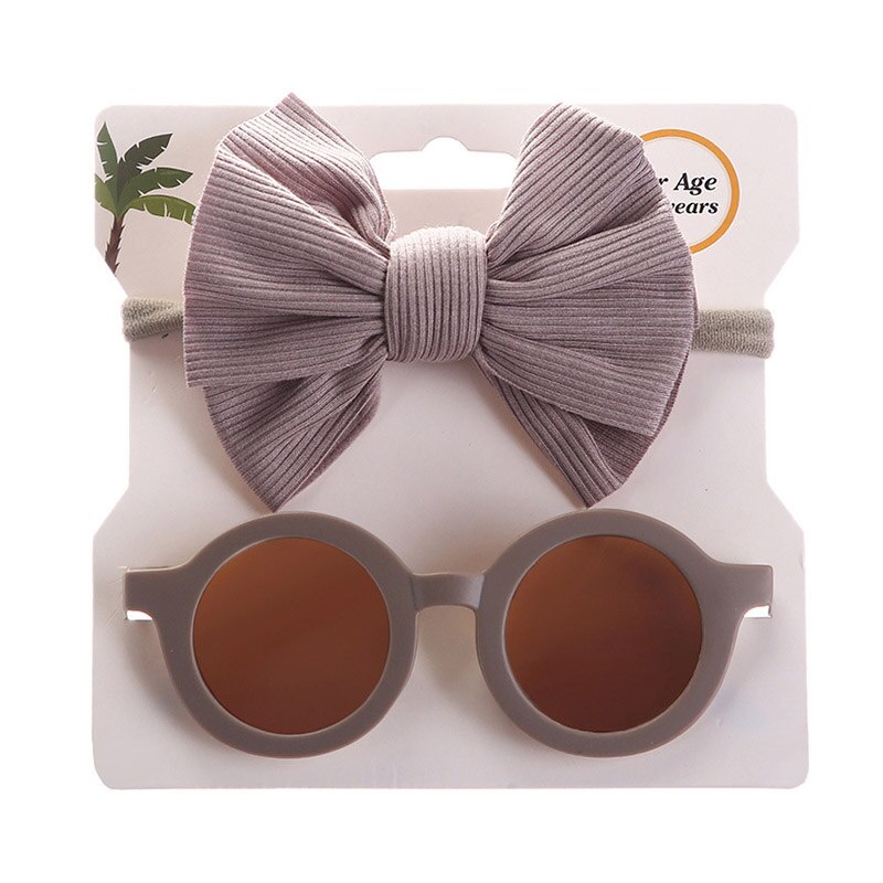 Set 2 Băng Đô Nơ Dễ Thương Cho Bé Gái