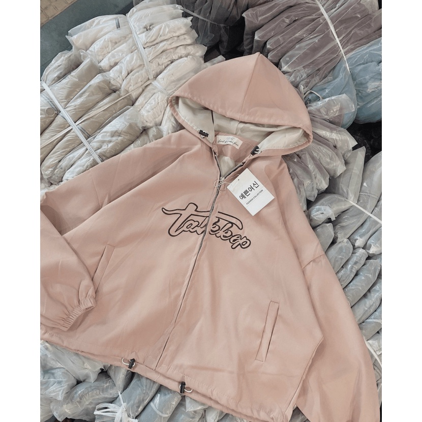 Áo khoác chống nắng nữ nhung da lộn 2 lớp Thêu Chữ form rộng đẹp ulzzang Siêu Dày TP [NewUnisex]