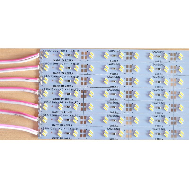 5 thanh LED 12V Samsung 4014 - Ai cần hỏa tốc nhắn xốp nhé