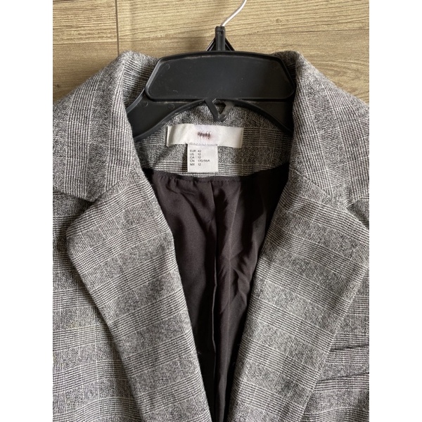 áo vest karo nữ blazer xịn của hãng h&m vnxk