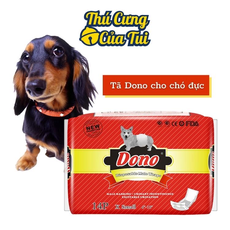 Lẻ Bỉm Cho Chó Đực - Tã Quấn Bụng Dono Disposale Diapers - Tả Lót Siêu Thấm Hút - Thú cưng của tui