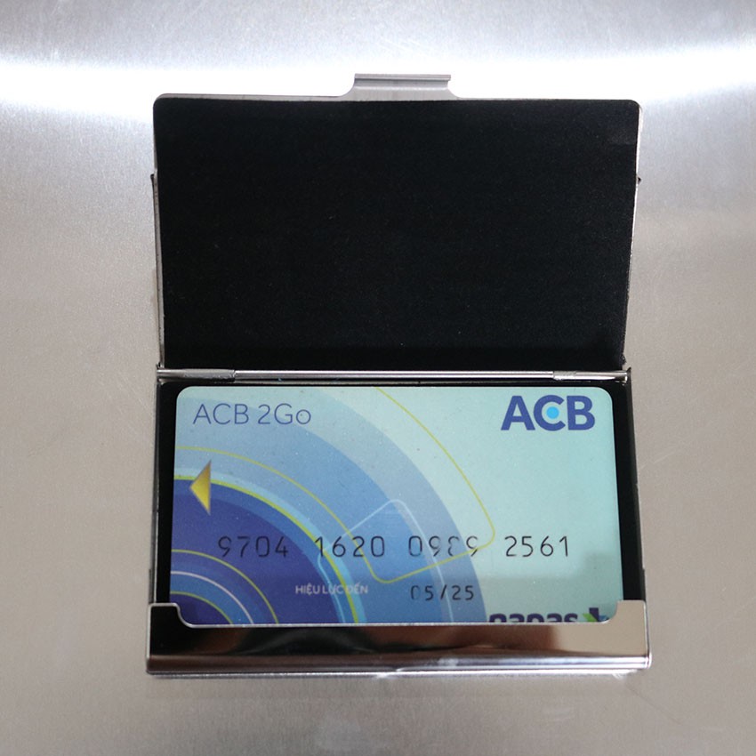 Ví đựng thẻ atm, name card - Hộp đựng card visit, name card M652