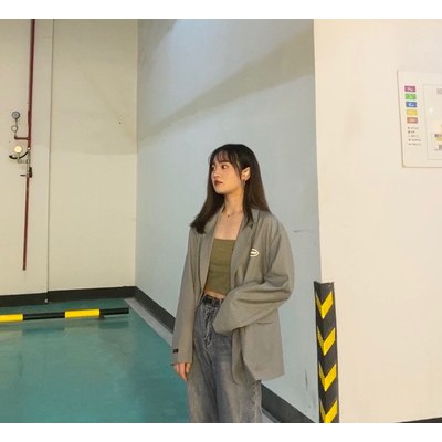 Áo blazer Nữ Hàn Quốc tặng kèm túi gấu