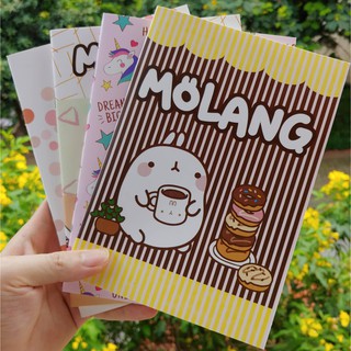 Vở hoạt hình Molang donut khổ A5
