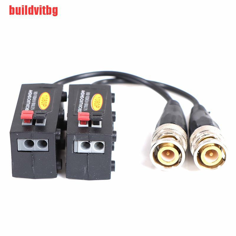 Set 2 Bộ Truyền Tín Hiệu Video Balun 1080p Ahd / Cvi / Tvi / Cvbs Sang Bnc