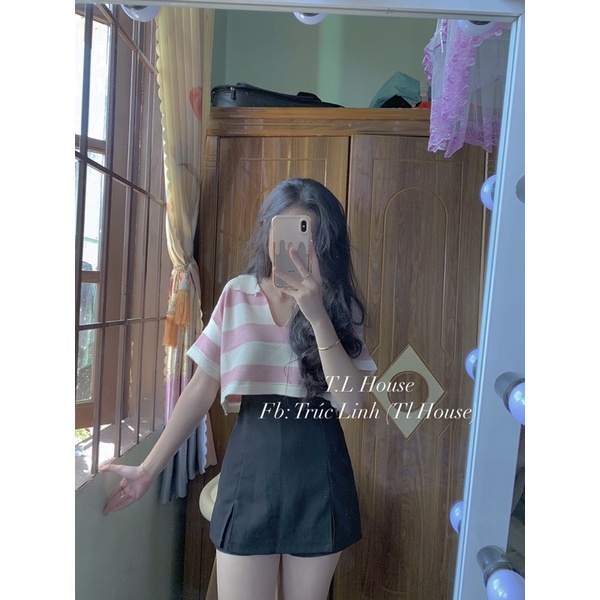 set áo crt + quần váy | BigBuy360 - bigbuy360.vn